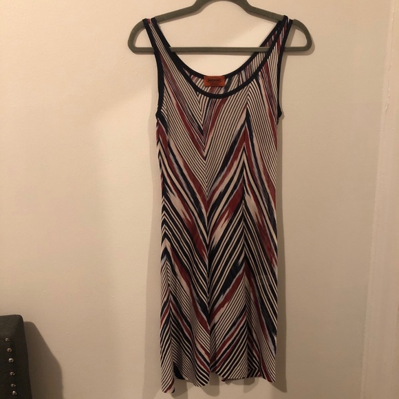 MISSONI Striped Multi Color Knit Dress - Picture 2 of 7